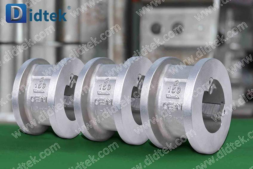 DIDTEK TILTING DISC TISE RETAINERLESS WAFER CHECK VALVE