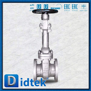 API600 -52 ℃วาล์วประตูแช่แข็งพร้อมวัสดุ A351 -CF8M Trim No.10