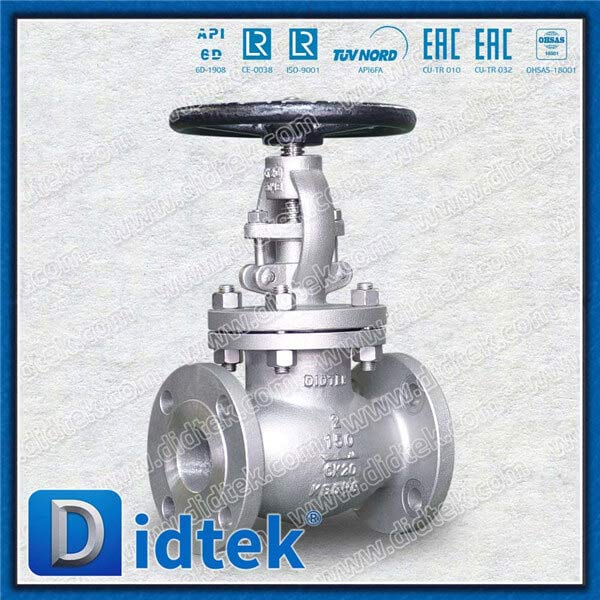 สารเคมี Caustic ASTM A351 Globe Valve