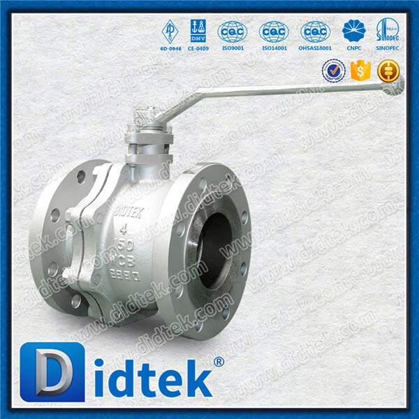 การออกแบบเต็มรูปแบบที่นั่ง PTFE และวาล์วบอลซีล