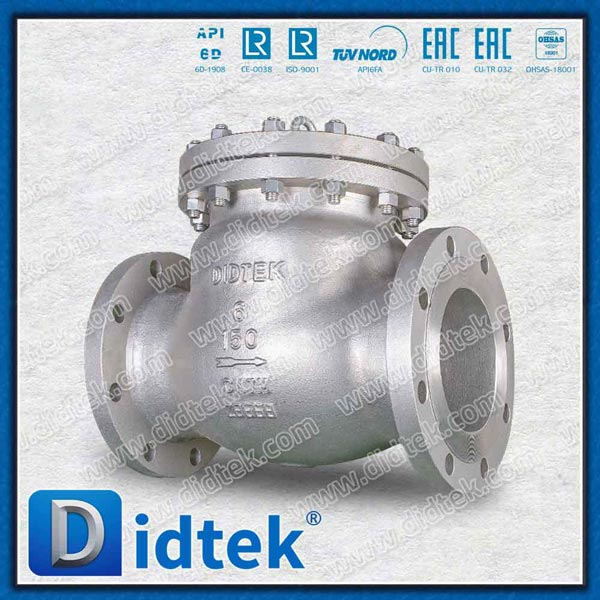 Industrial 6 '' SS Cast Steel Swing Check Valve วาล์ว