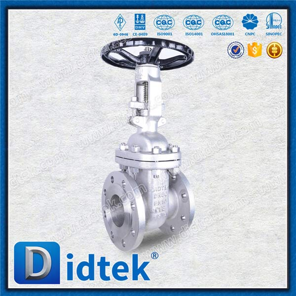 Din Gate Valve-DN80, CF8, ล้อมือ, หน้าแปลน