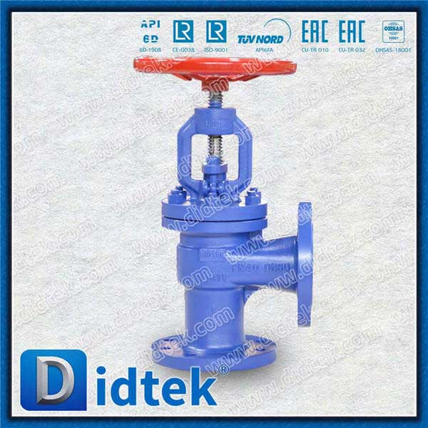 1.0619 Cast Steel Angle Globe Check Valve