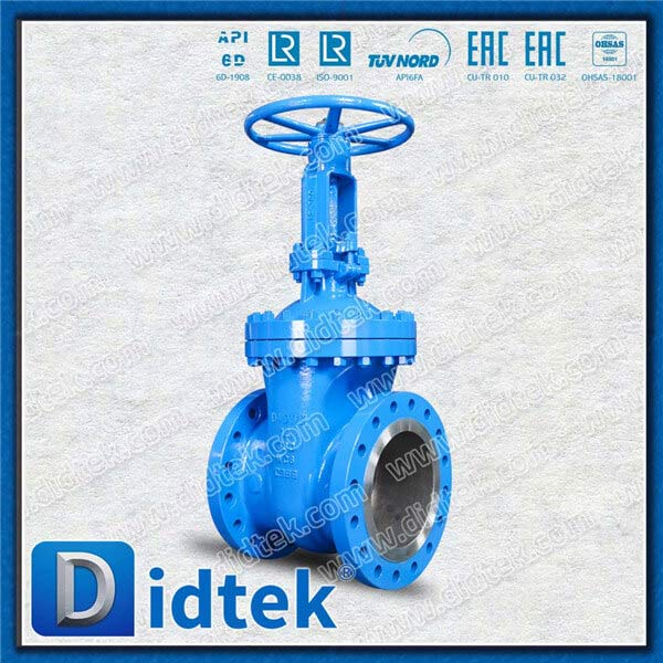 Solid Hand Wheel Gate Valve สีป้องกันการกัดกร่อนทางทะเล