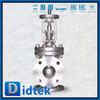 5A วัสดุ F53+PTFE โกลบวาล์วมุมที่นั่งพร้อมการตรวจสอบ X-RAY และการเจาะทะลุ