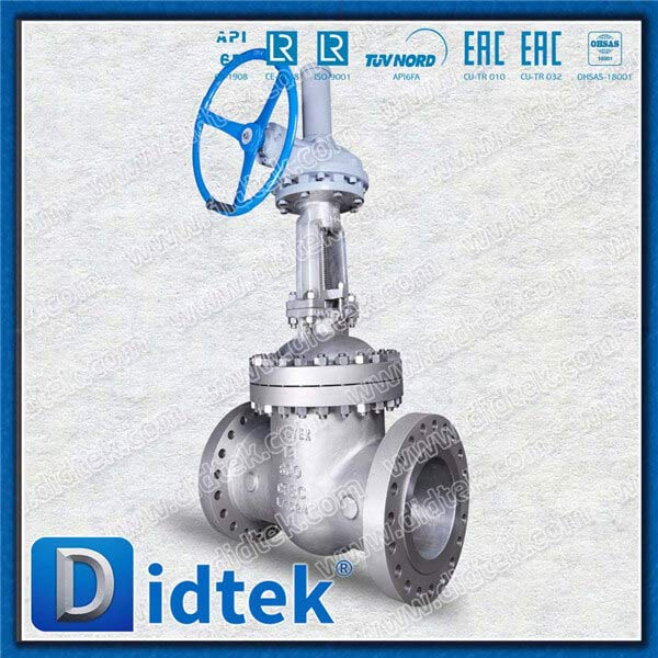 สแตนเลส CF8C 12 '600lb bevel gear rf gate valve