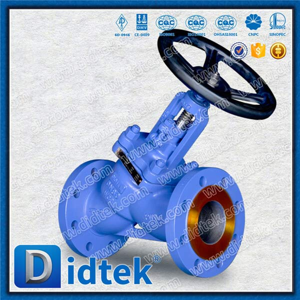 DIN ควบคุม Disc Y-type Globe Valve