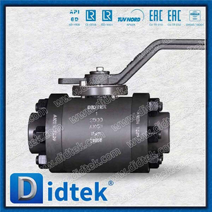 สามชิ้น 2500LB PEEK ที่นั่ง SW บอลวาล์วปลอมแปลง