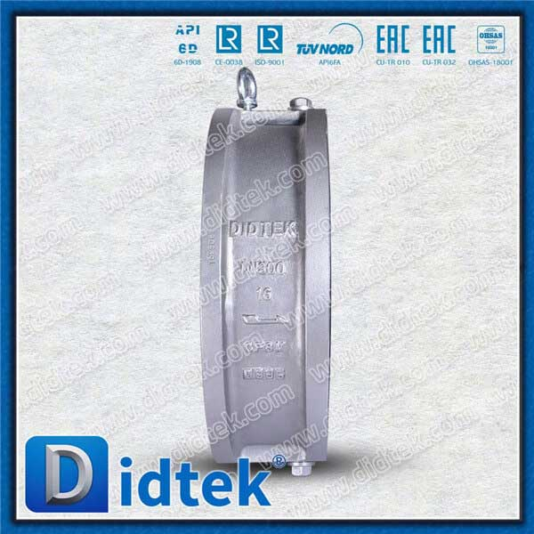 STL ที่นั่งแข็งซีลแผ่นคู่ตรวจสอบวาล์วตรวจสอบวาล์วตรวจสอบ