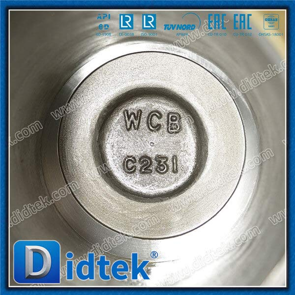 ก้นเชื่อมเหล็กคาร์บอน WCB 8 '' 600 วาล์วเกต