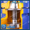 DIN Bellow Globe Valve-DN50 1.0619 หน้าแปลนล้อมือ