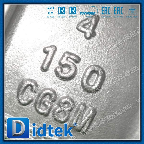 CG8M SS317 PEEK SEAT RF 4 '' วาล์วลูกบอลลอยน้ำ