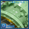 บอลวาล์วแยกส่วน Trunnion หน้าแปลน WCB พร้อมกระปุกเกียร์