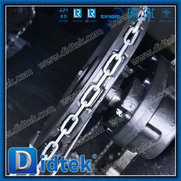 วาล์วผีเสื้อประสิทธิภาพสูง cf8m 20 '' 150lb lug ประเภท lug chainwheel