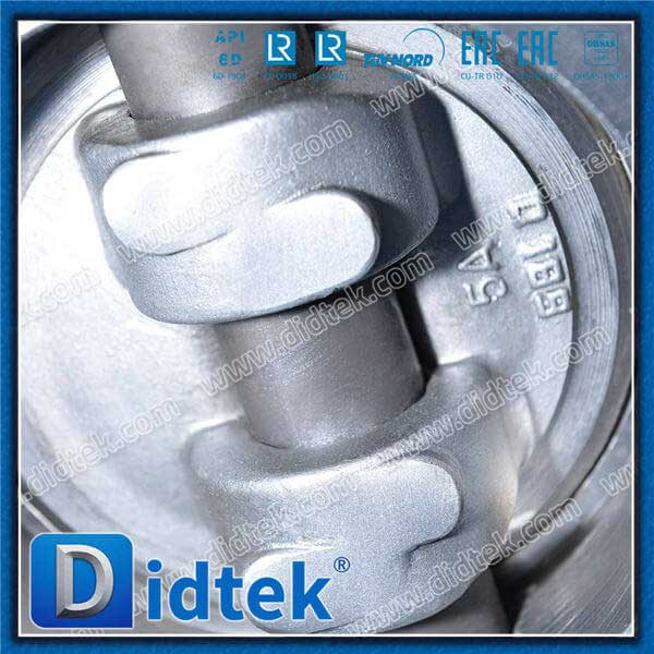 Duplex A890 5A Metal Seat Triple Offset Butterfly Valve