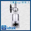 F91 BW Bevel Gear Operator ความดันซีล Bonnet Gate Valve