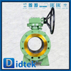 บอลวาล์วแยกส่วน Trunnion หน้าแปลน WCB พร้อมกระปุกเกียร์