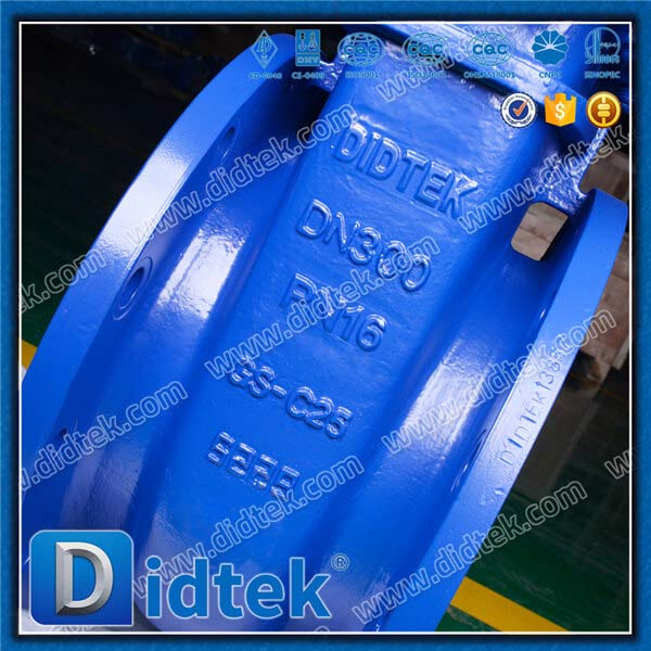 Din Gate Valve-DN300, GS-C25, ล้อมือ, หน้าแปลน