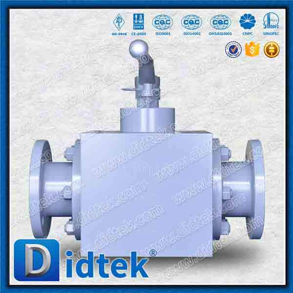 Metal Seat CO2 Medium Forged 3 Way Ball Valve