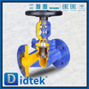 DIN Bellow Globe Valve-DN50 1.0619 หน้าแปลนล้อมือ