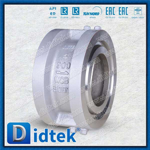 คาร์บอนเหล็ก RTJ CF8M DISC X750 Spring Wafer Check Valve วาล์ว