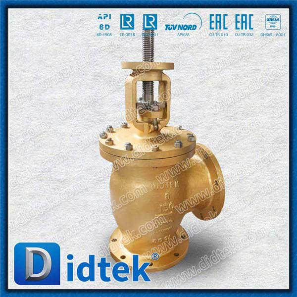 Monel K500 Stem Alunimion angle angle angle globe valve