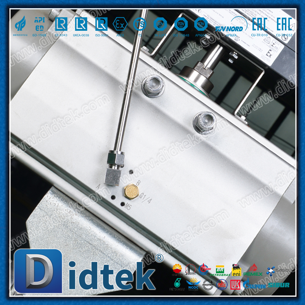 Didtek F316L บอลวาล์วนิวแมติก