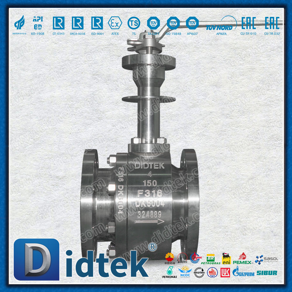 Didtek F316 บอลวาล์วไครโอเจนิกแบบก้านโยกแบบแมนนวลทำจากสแตนเลส