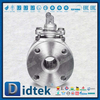 บอลวาล์วลอยที่นั่ง PTFE ลดขนาด JIS 5K