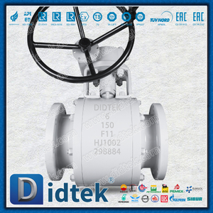 Didtek Full Bore Bolt-Sealed Flange Forged F11 บอลวาล์วลอยน้ำ