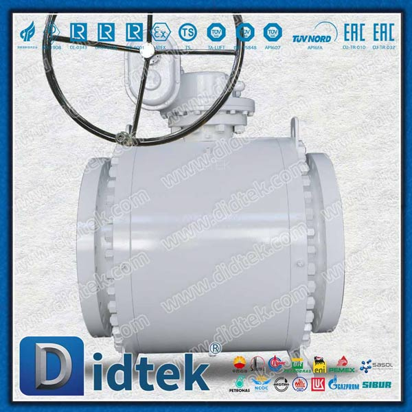 เฟืองตัวหนอน 30 นิ้ว Zero-Leakage 3 PC Trunnion Ball Valve ซัพพลายเออร์