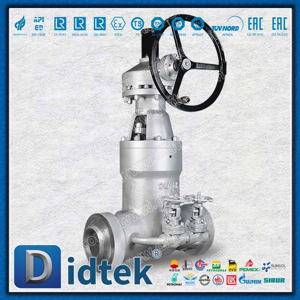 WC9 PSB 1500LB By Pass Gate Valve สำหรับไอน้ำ 