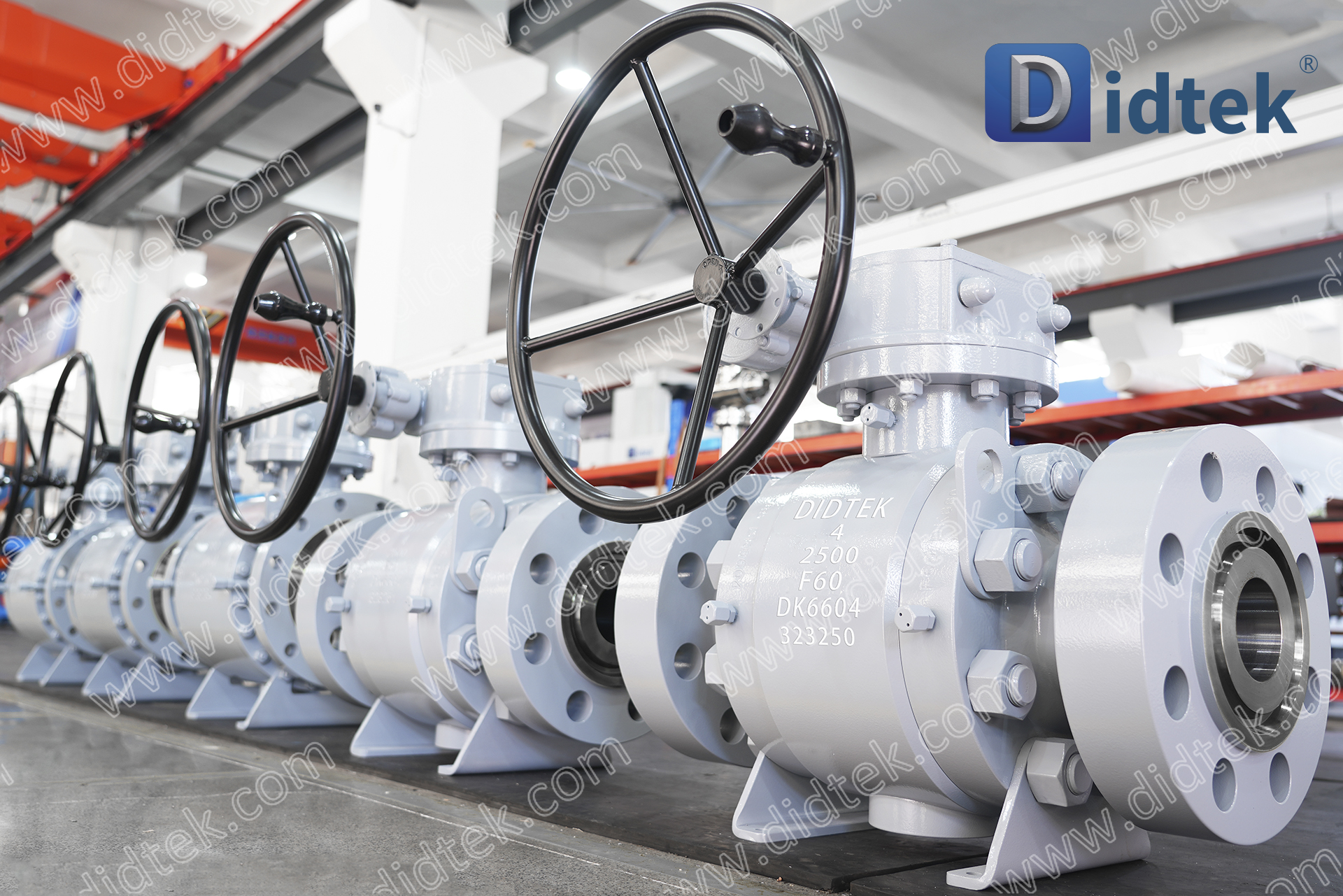 Didtek F51 Trim Metal To Metal F60 Trunnion Ball Valves ซีลแข็ง