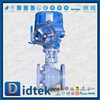 มอเตอร์ไฟฟ้าป้องกันการระเบิด ATEX 200 ℃ PEEK บอลวาล์วไฟฟ้าที่นั่ง PEEK