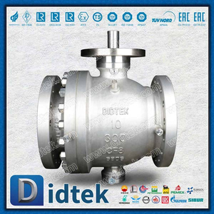 คลาส 300 CF8 บอลวาล์ว Trunnion นั่งโลหะ 2 ชิ้นปลอมแปลง