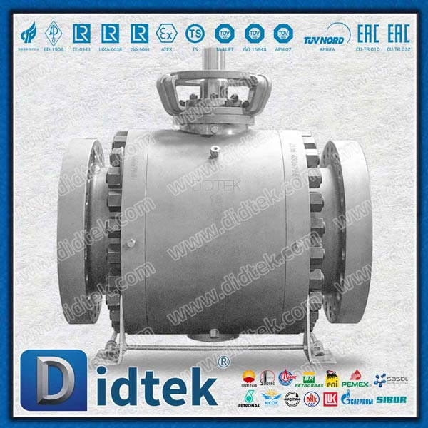 18 '' Class 900 ISO 5211 3PC TRUNNION BALL VALVES