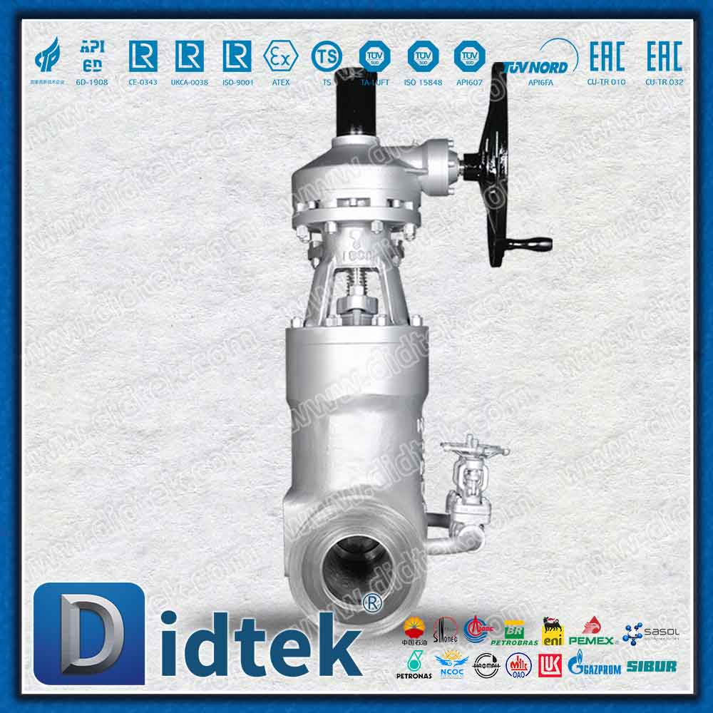 WC9 PSB 1500LB By Pass Gate Valve สำหรับไอน้ำ 