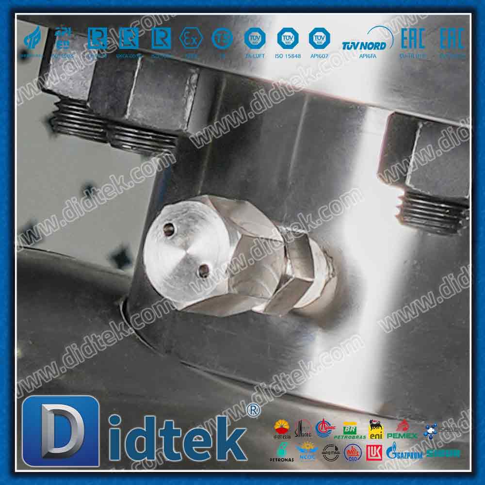Inconel Alloy625 ลิปซีล Elgiloy Trunnion บอลวาล์ว