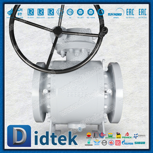 ASTM A105N โอเวอร์เลย์เชื่อม UNS N06625+TCC Trunnion Ball Valve 