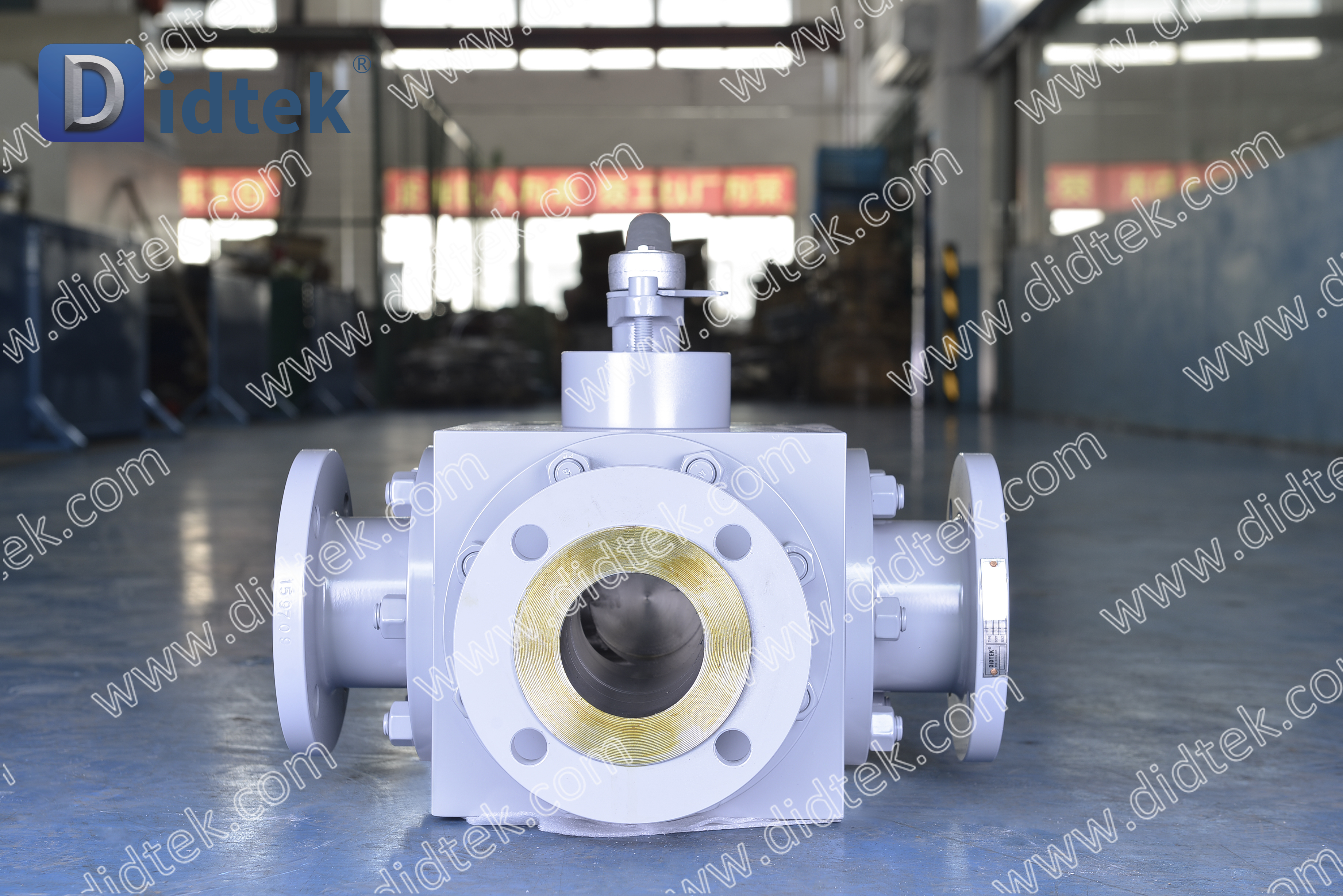 A-10 DIDTEKTWBV CO2 บอลวาล์วลอยน้ำ 3 ทาง ขนาดกลาง