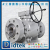 Didtek Flange 6 นิ้ว 2500LB บอลวาล์ว Trunnion DBB ปลอมแปลง