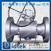 เหล็กหลอมลดลง 3PCS Body Trunnion Ball Valve