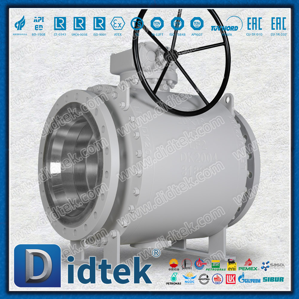 B-280 DIDTEKFTMSBV-เกียร์ดำเนินการ LF2 บอลวาล์วรายการยอดนิยมสำหรับใช้ในอุตสาหกรรม