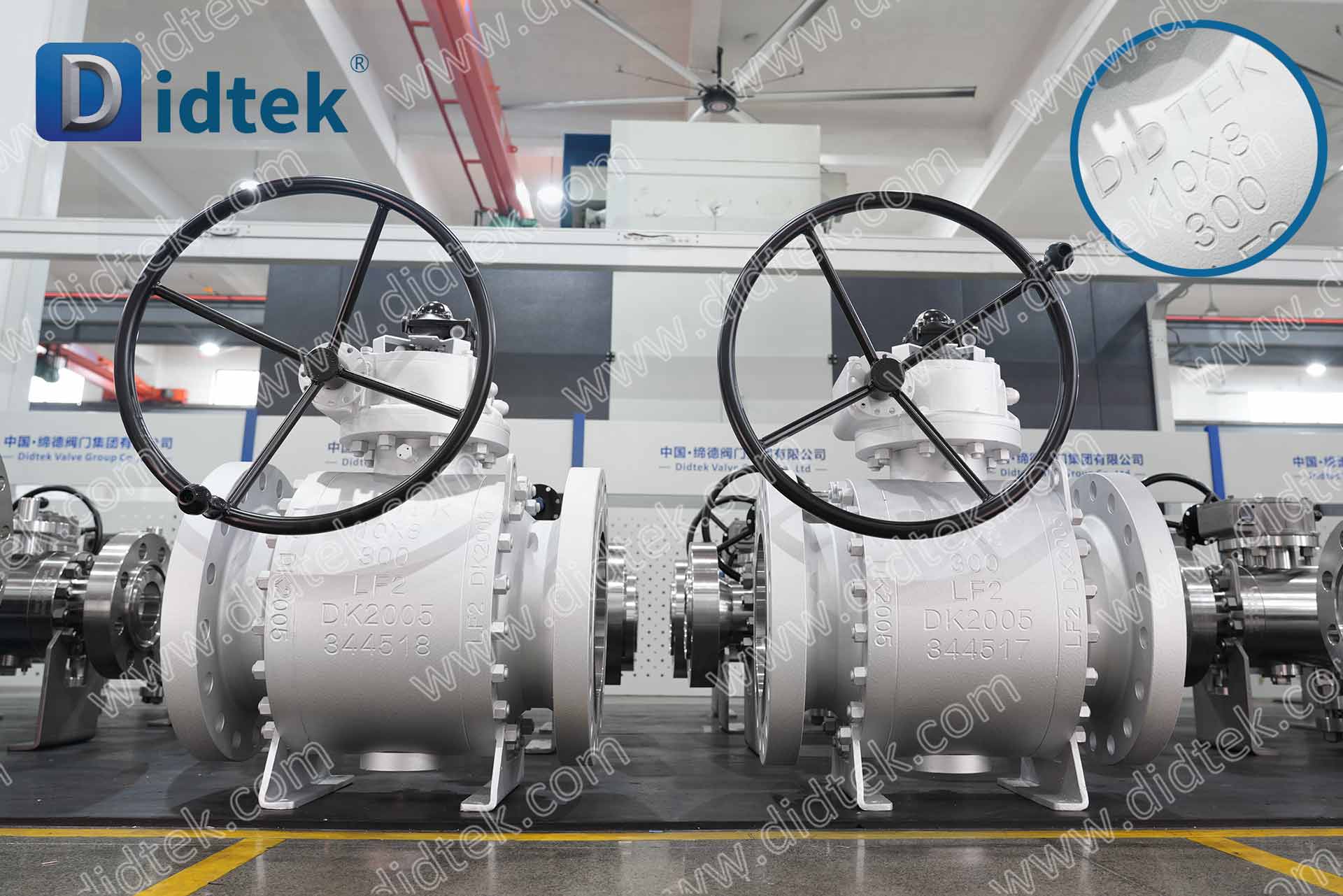 B-50 DIDTEKFTMSBV - บอลวาล์ว Trunnion ซีลปาก PTFE ของ Elgiloy สปริง