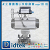 Didtek F316L บอลวาล์วนิวแมติก