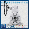 RTJ 2500LB แรงดันสูง PEEK ซีลบอลวาล์ว Trunnion เหล็กหลอม
