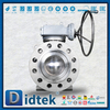  Didtek Flange Full Bore แรงดันสูงฟอร์จเหล็ก A105 Trunnion Mounted Ball Valve 