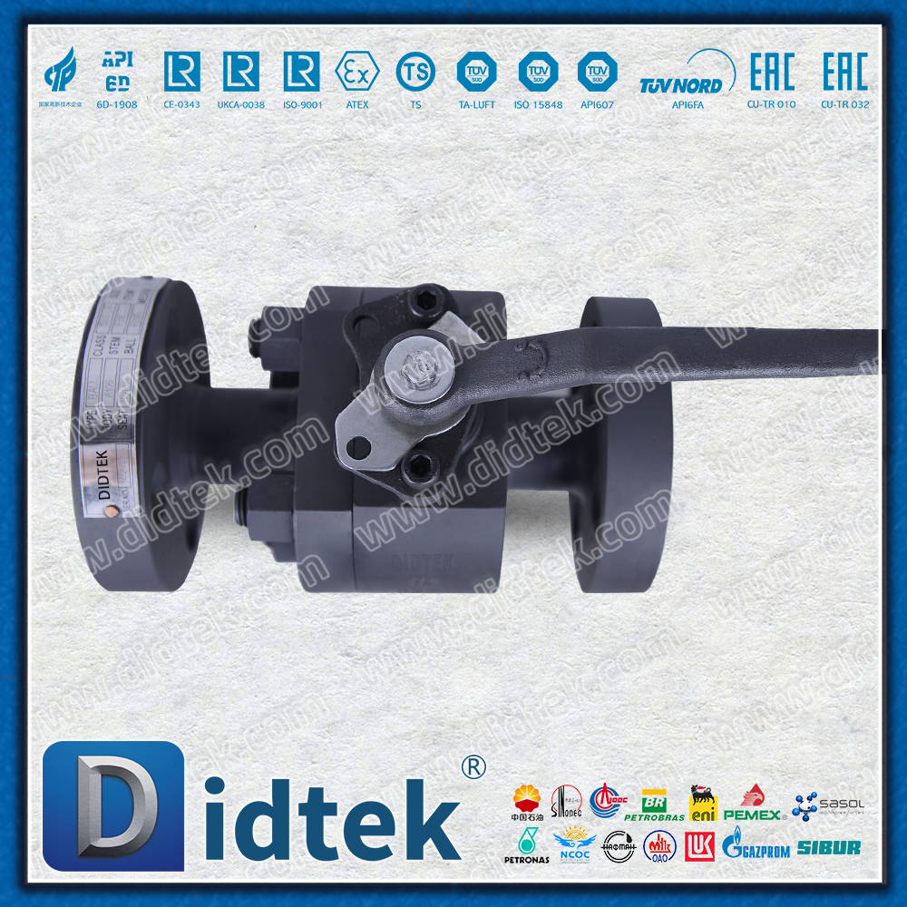 A105 1500LB บอลวาล์วลอยน้ำแบบลอยตัวแบบโลหะป้องกันการกัดกร่อนฟอสเฟตแรงดันสูง 