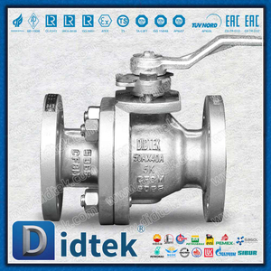 บอลวาล์วลอยที่นั่ง PTFE ลดขนาด JIS 5K