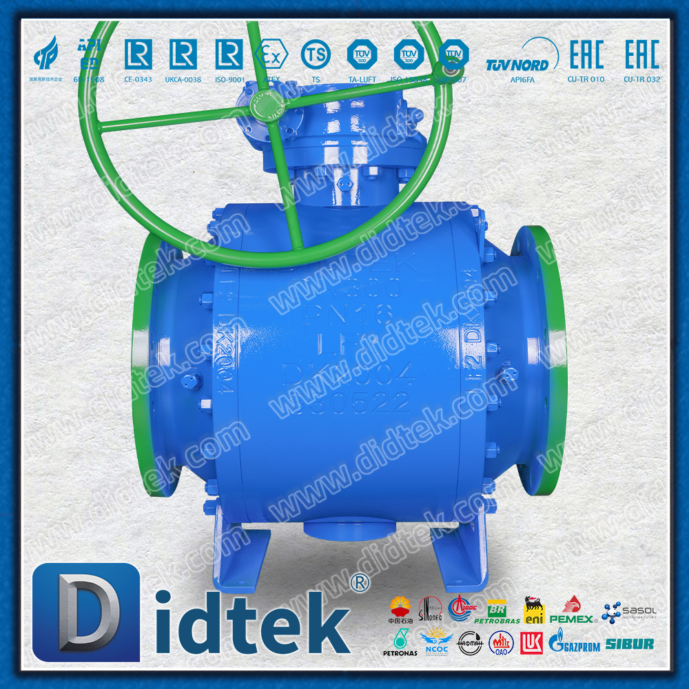 บอลวาล์ว Trunnion แบบเต็ม LF2 LF2 สำหรับอุตสาหกรรมแรงดันสูง 